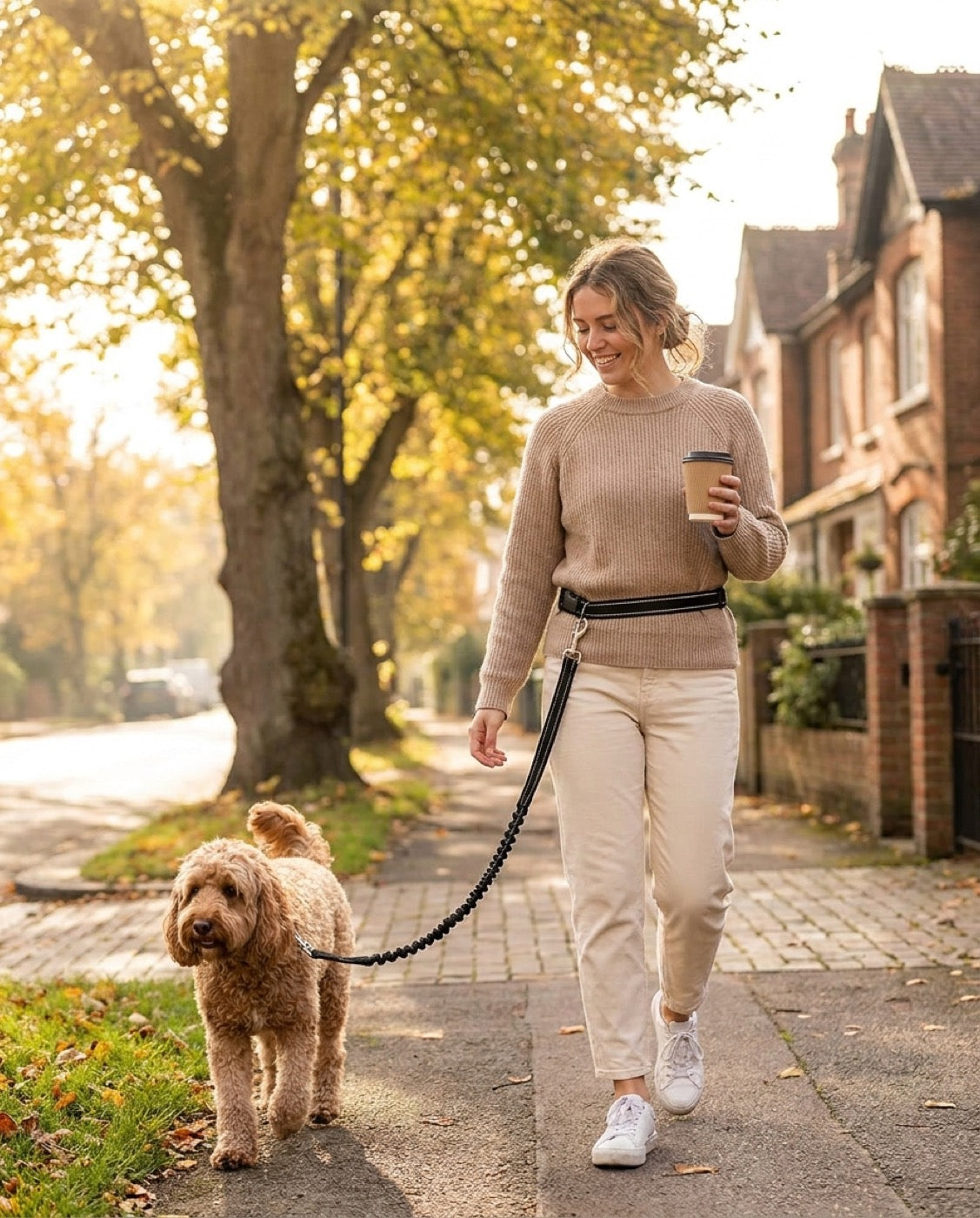 Walking the dog hands-free